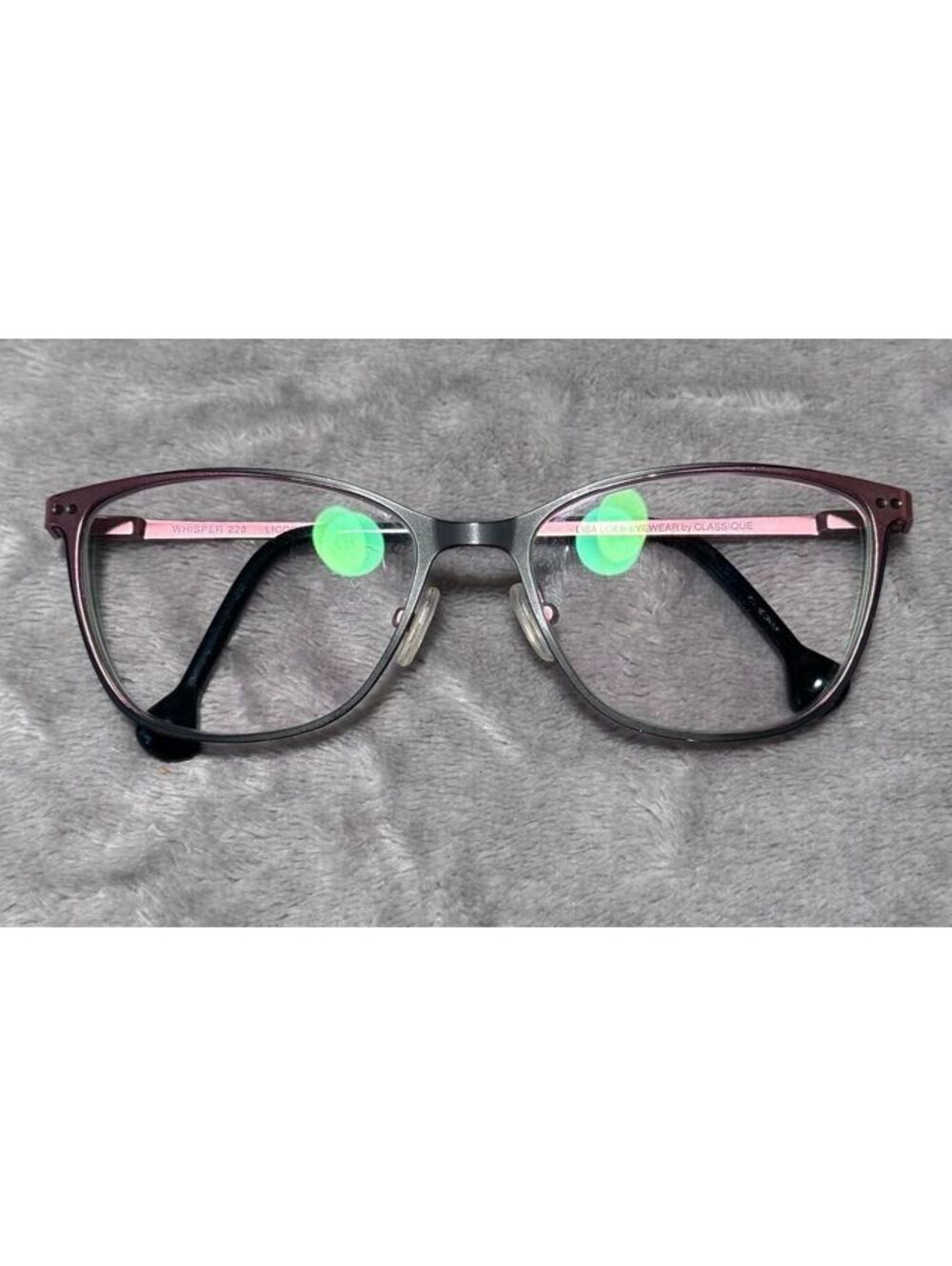 Lisa Loeb Eyewear Classique Whisper 228 Licorice Rose Cat Eye Frames 52-16-135
